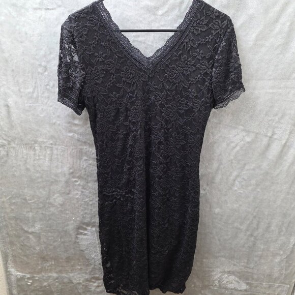 Maurices Black Lace‎ Bodycon Dress | Size Small - Picture 9 of 13